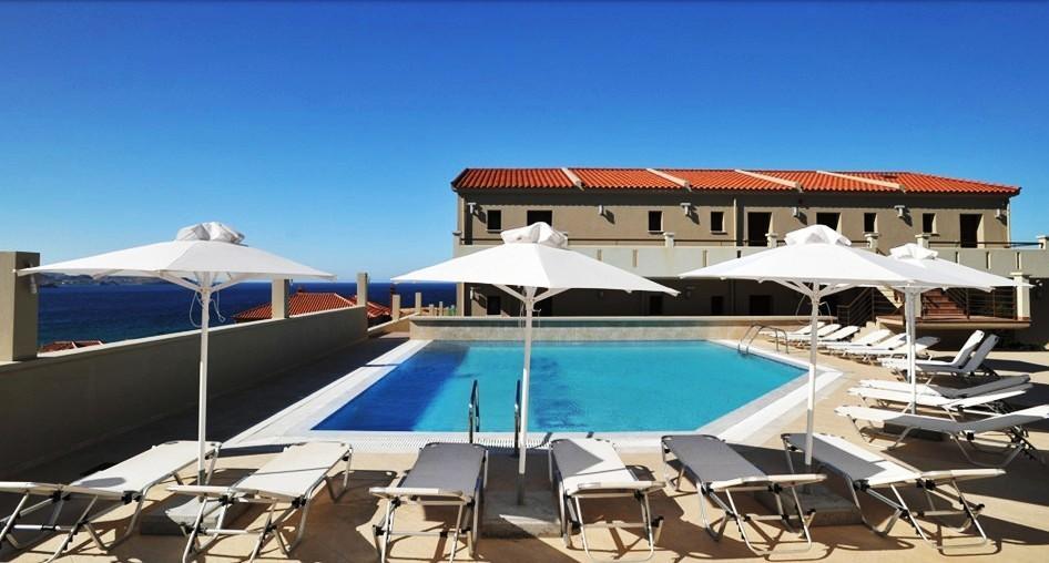 Porto Plaza Hotel Agios Ioannis Kaspaka Dış mekan fotoğraf